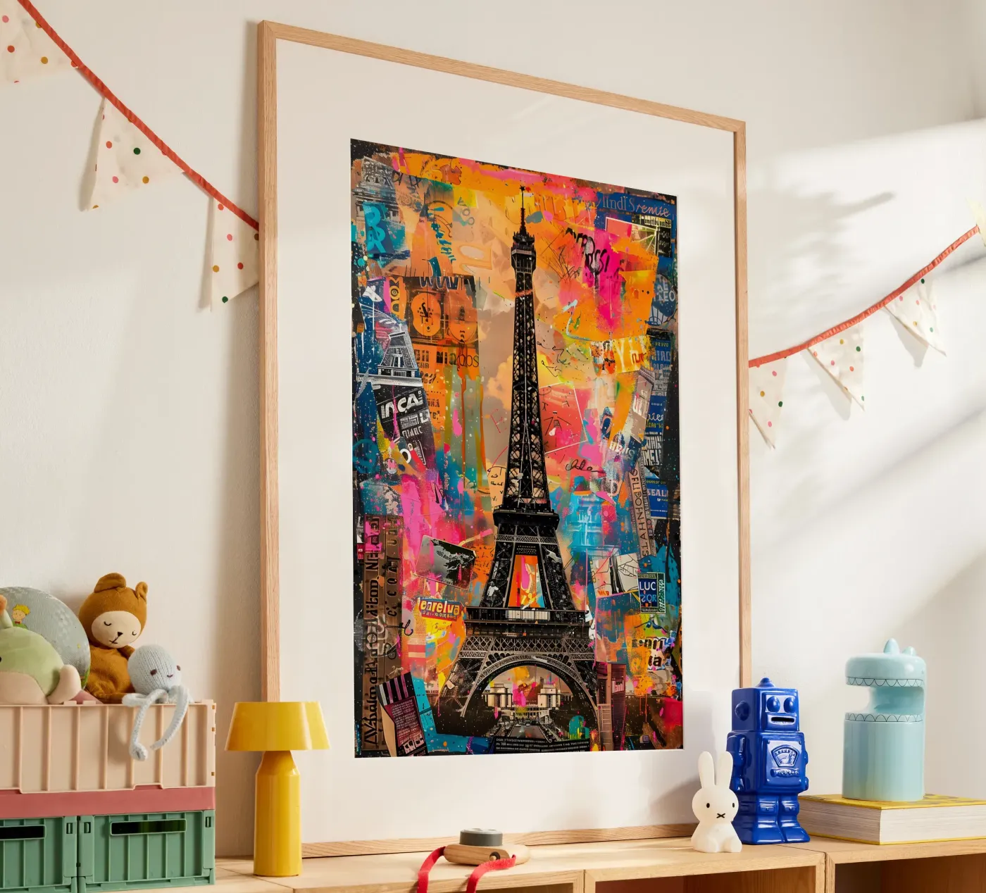 Pariser Impressionen Poster von M-Ulrich-Digital Art