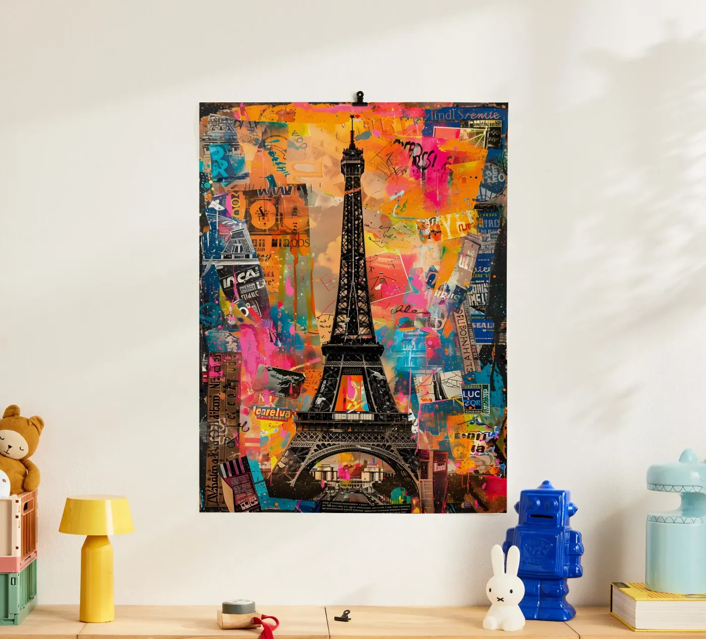 Pariser Impressionen Poster von M-Ulrich-Digital Art