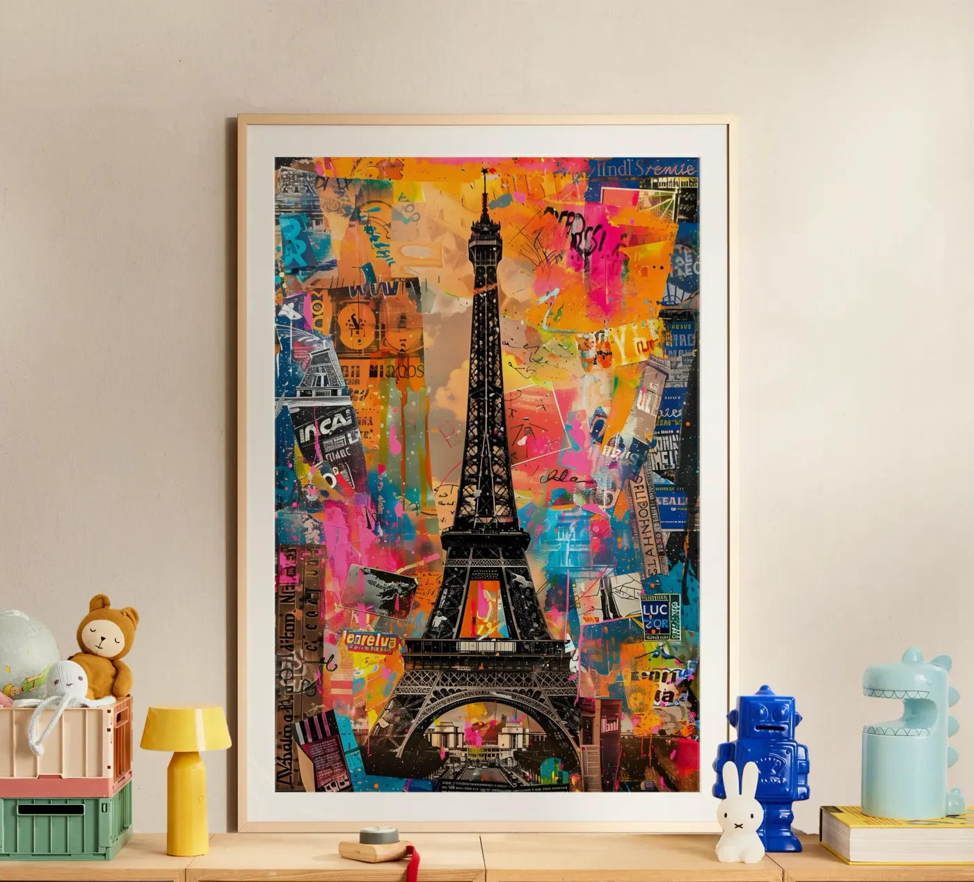 Pariser Impressionen Poster von M-Ulrich-Digital Art