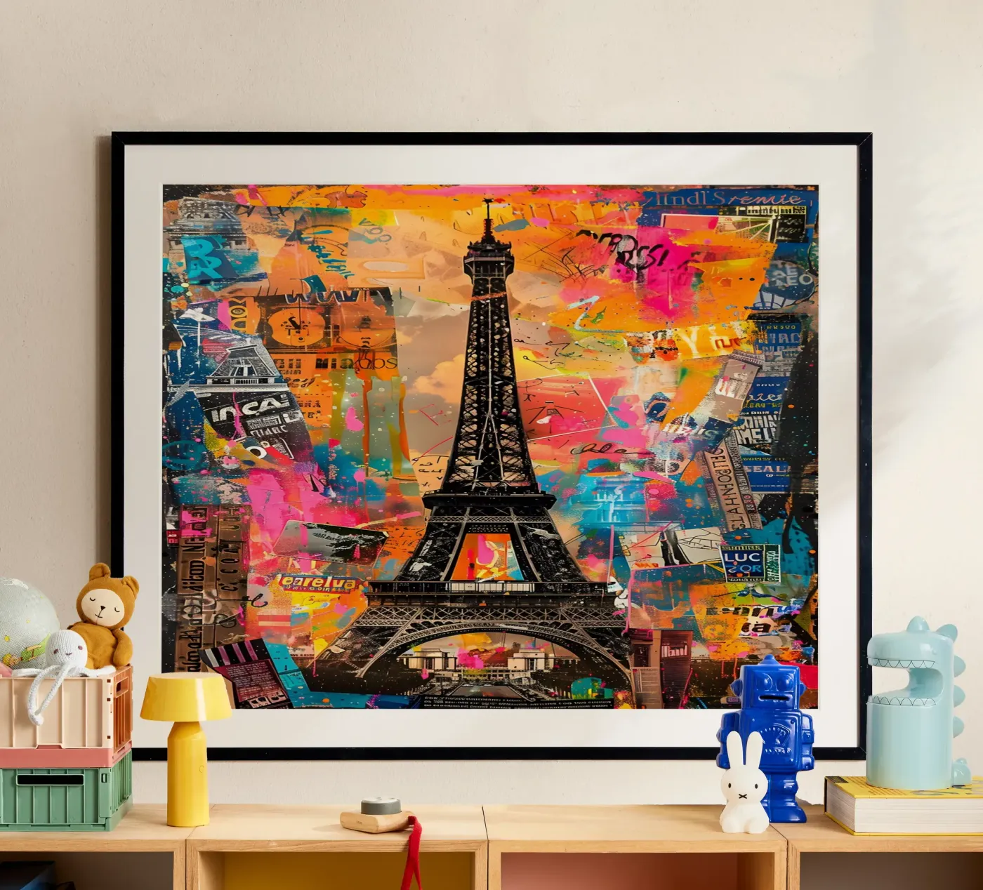 Pariser Impressionen Poster von M-Ulrich-Digital Art