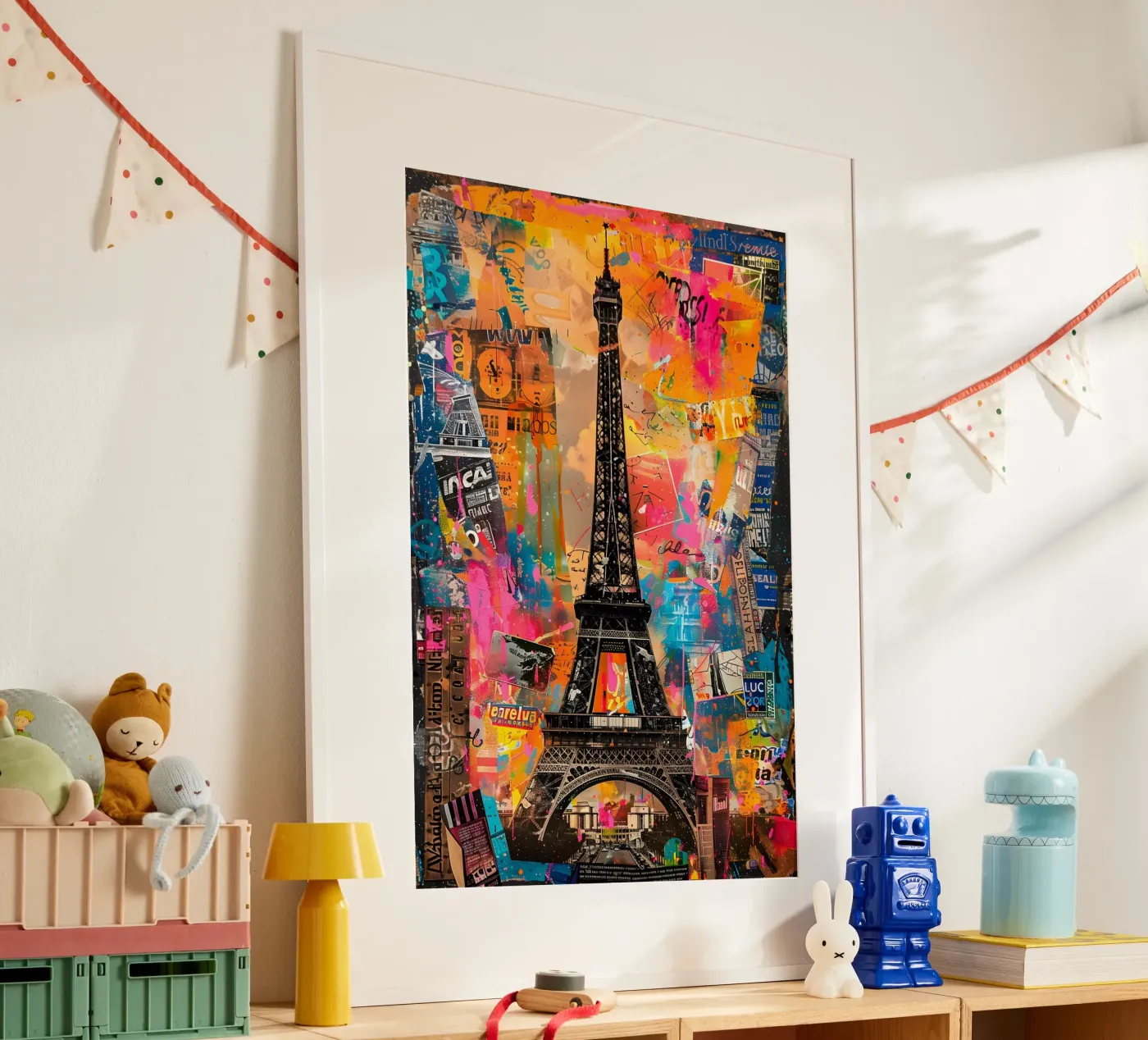 Pariser Impressionen Poster von M-Ulrich-Digital Art