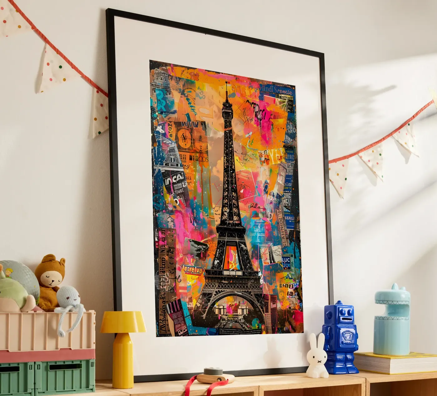 Pariser Impressionen Poster von M-Ulrich-Digital Art