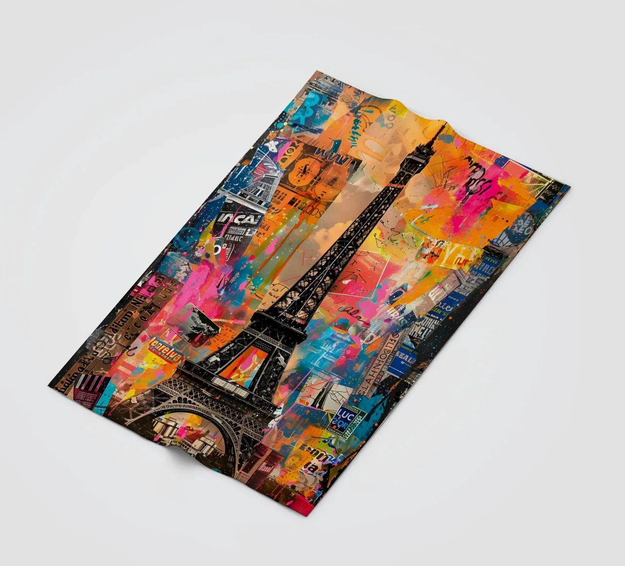 Impressioni di Parigi coperta in pile da M-Ulrich-Digital Art