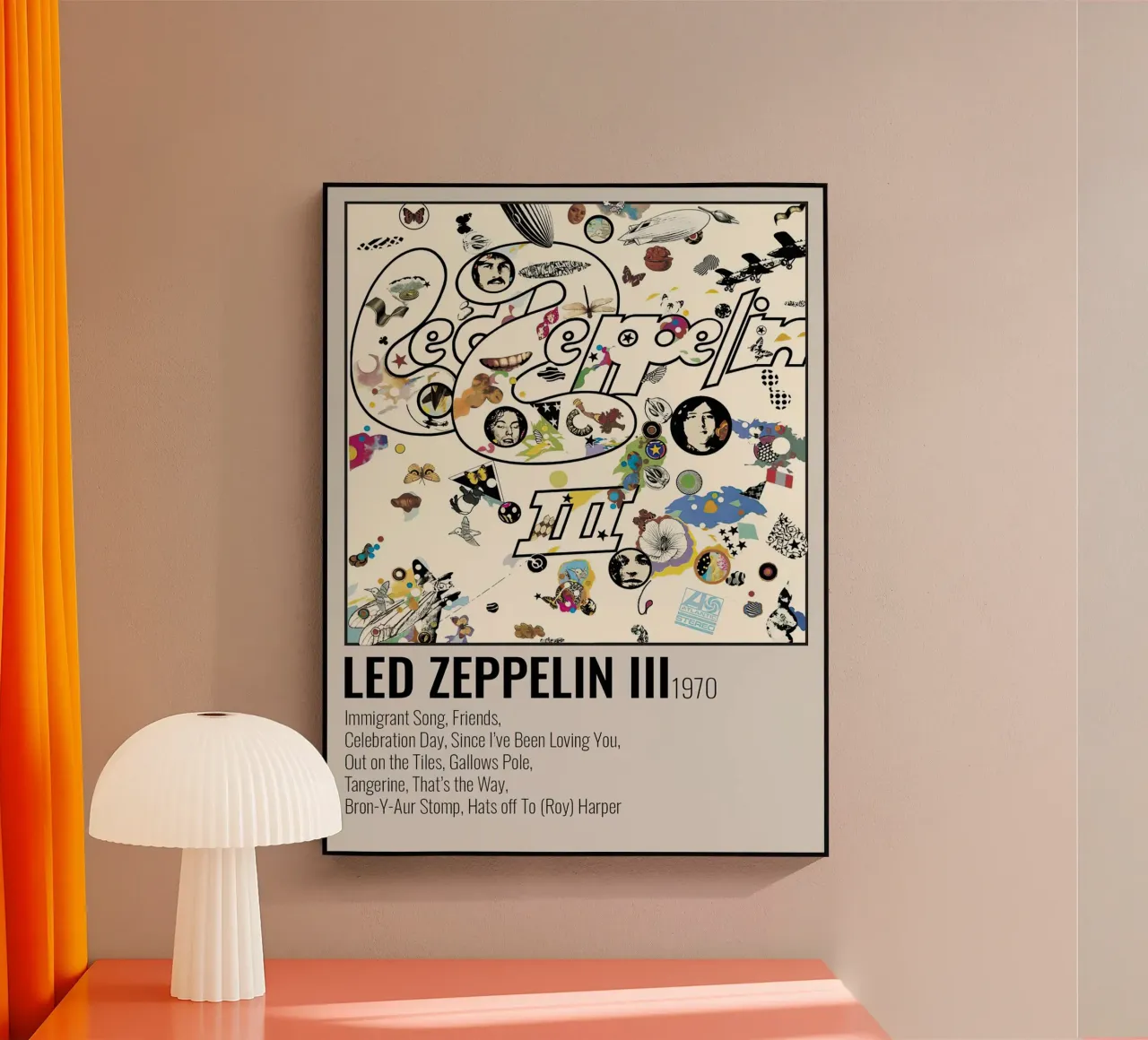 Led Zeppelin III plexiglass da Raptor Metafora