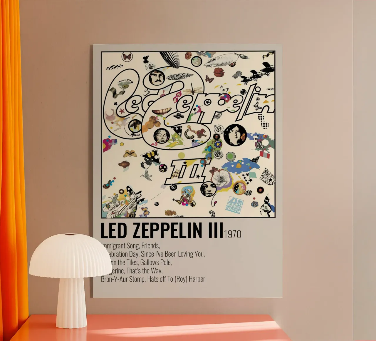 Led Zeppelin III plexiglass da Raptor Metafora