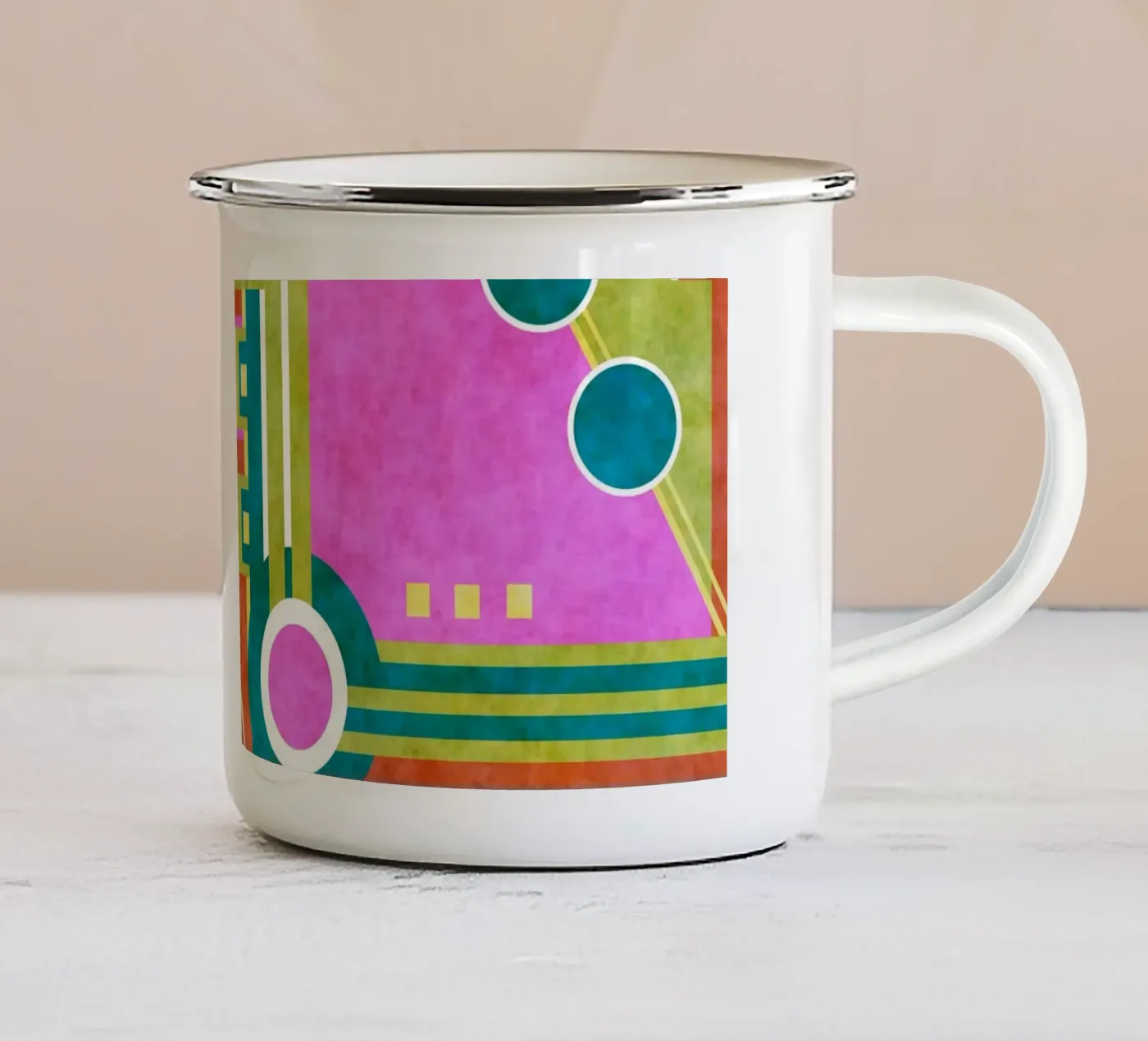Instruct enamel mug by shellybremmer