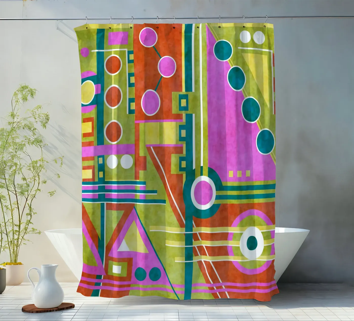 Instruct douchegordijn van shellybremmer