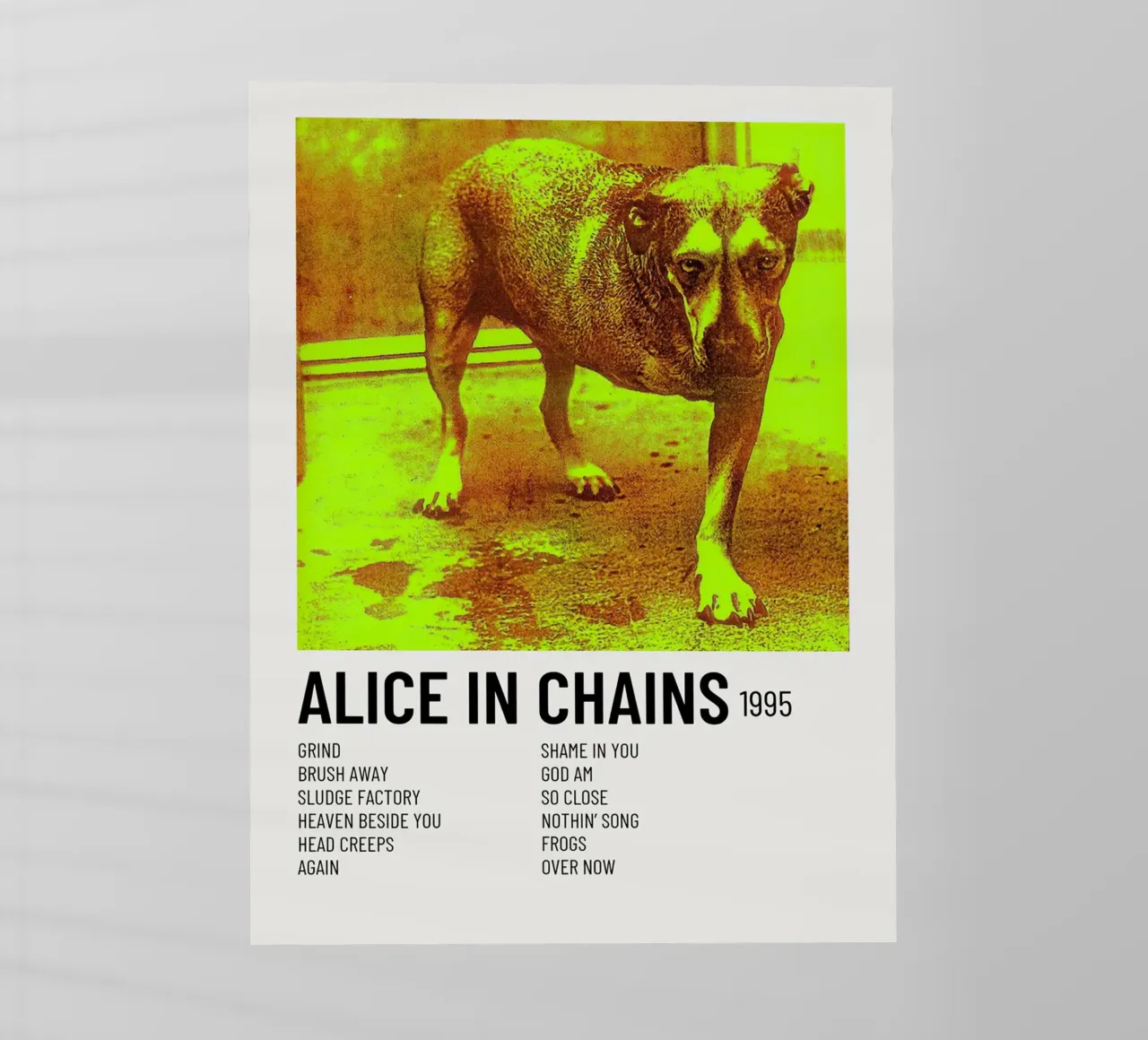 Alice In Chains pellicola backlit da Raptor Metafora