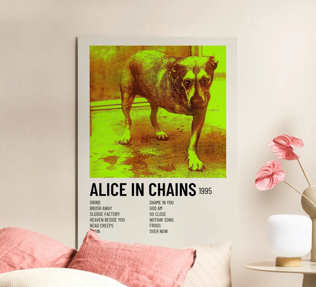 Alice In Chains alluminio dibond da Raptor Metafora