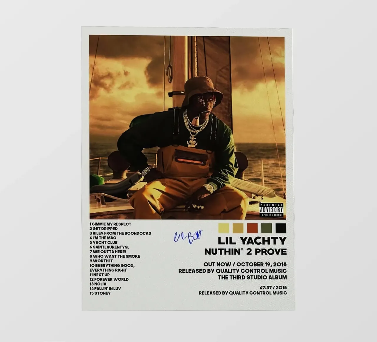 Lil Yachty Nuthin 2 Prove pellicola backlit da Raptor Metafora