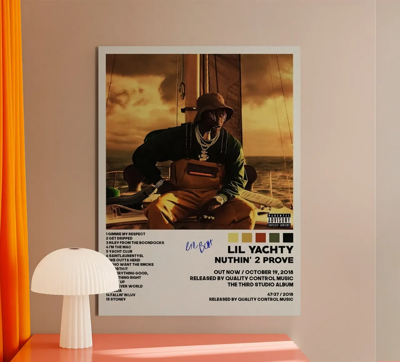 Lil Yachty Nuthin 2 Prove alluminio dibond da Raptor Metafora