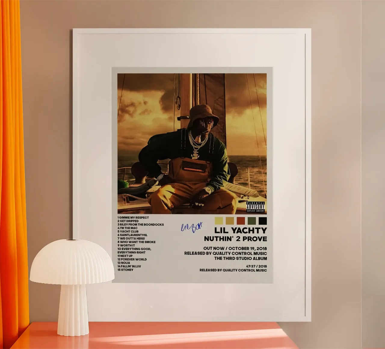Lil Yachty Nuthin 2 Prove carta hahnemühle da Raptor Metafora