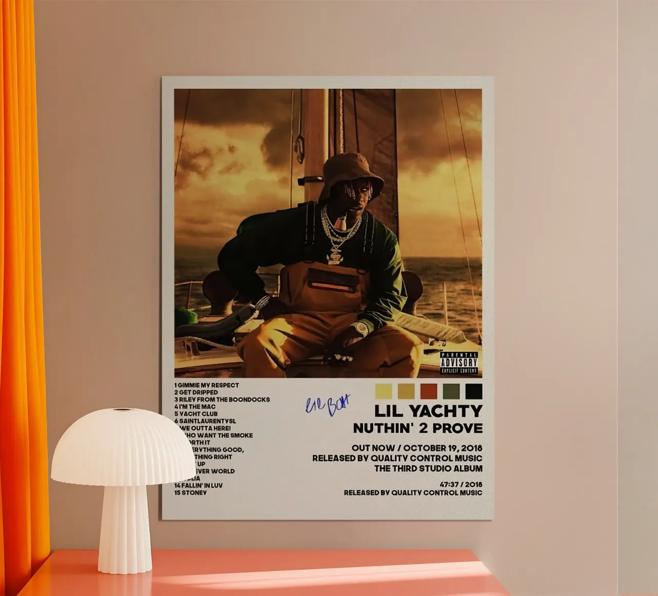 Lil Yachty Nuthin 2 Prove carta hahnemühle da Raptor Metafora