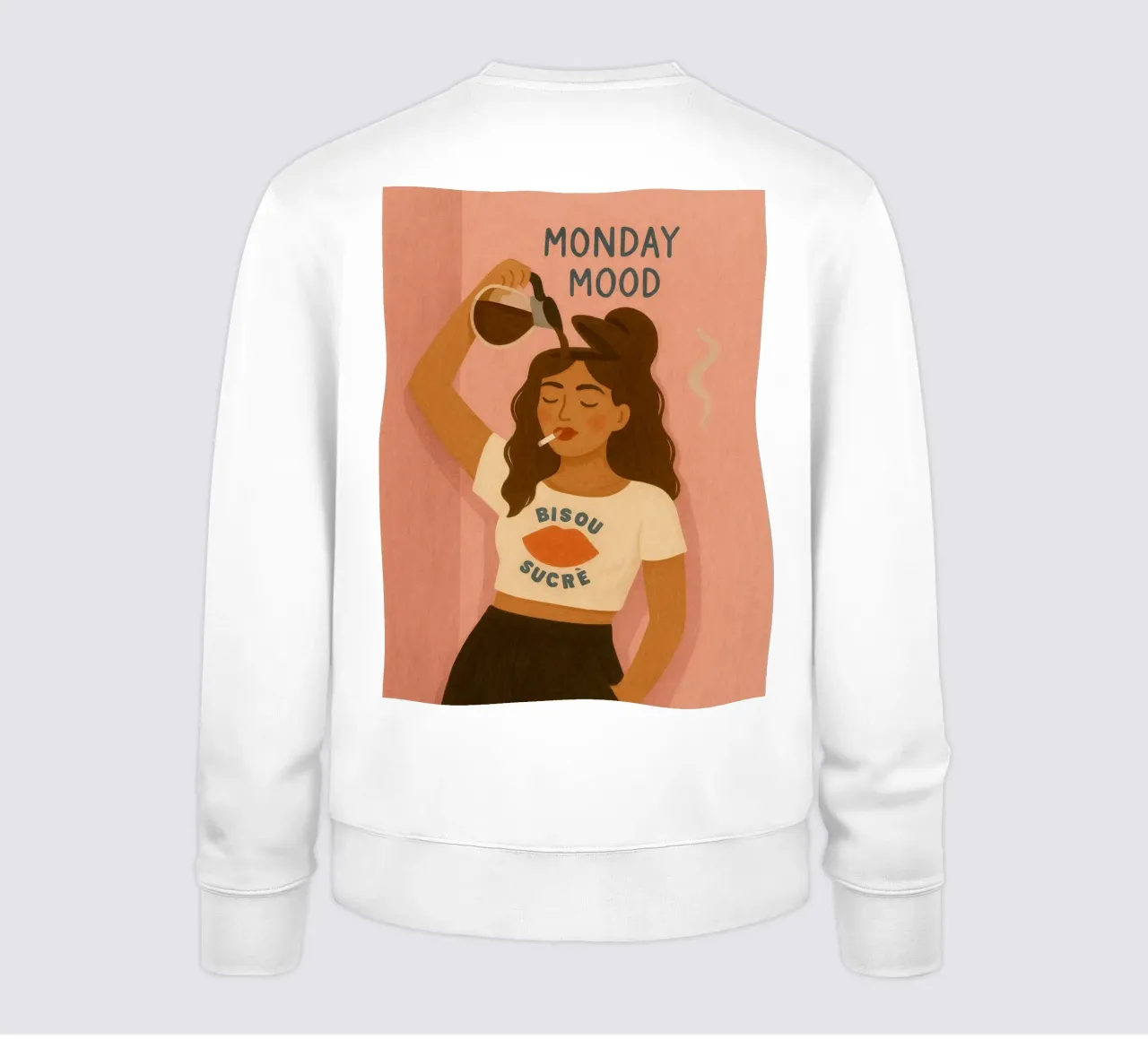 Monday Mood felpa da PurePeachStudio