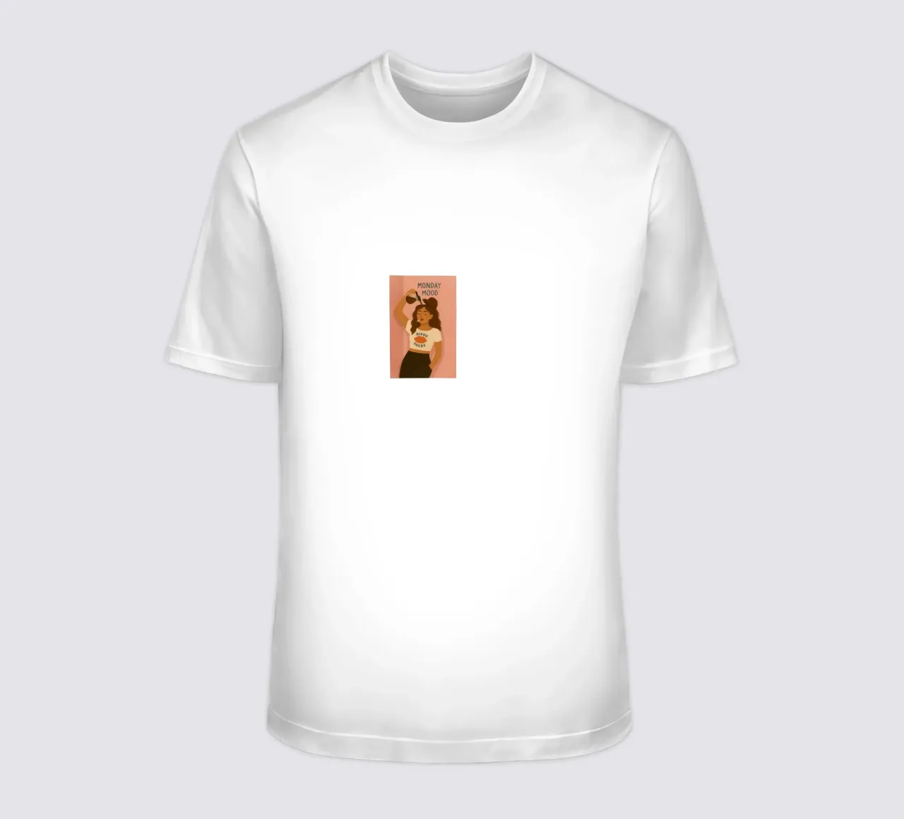 Monday Mood t-shirt da PurePeachStudio