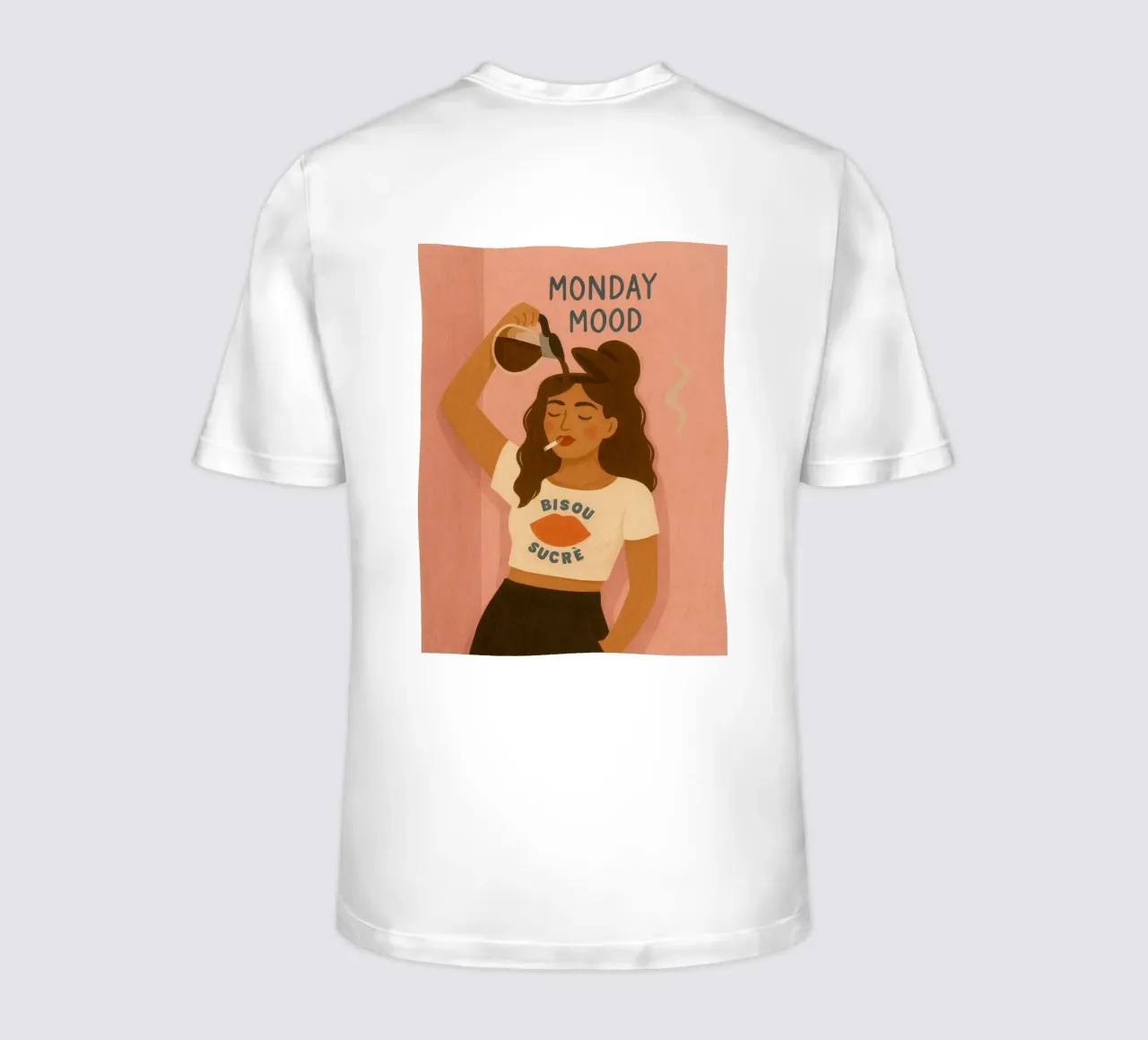 Monday Mood t-shirt da PurePeachStudio