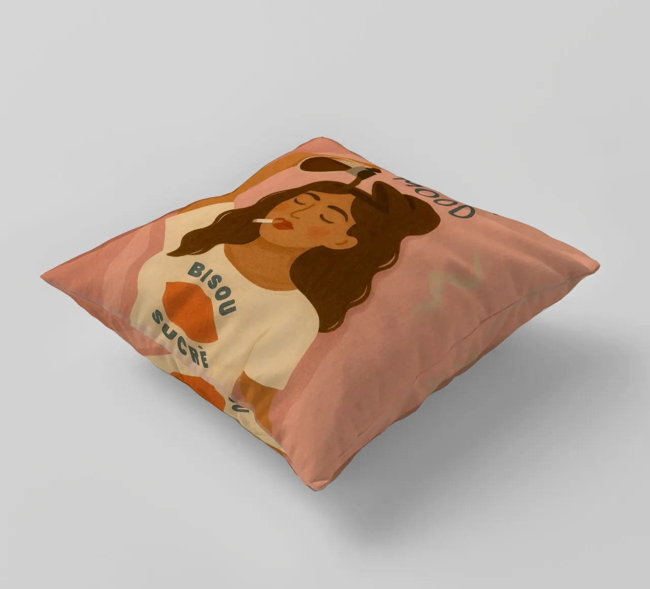 Monday Mood cuscino da PurePeachStudio