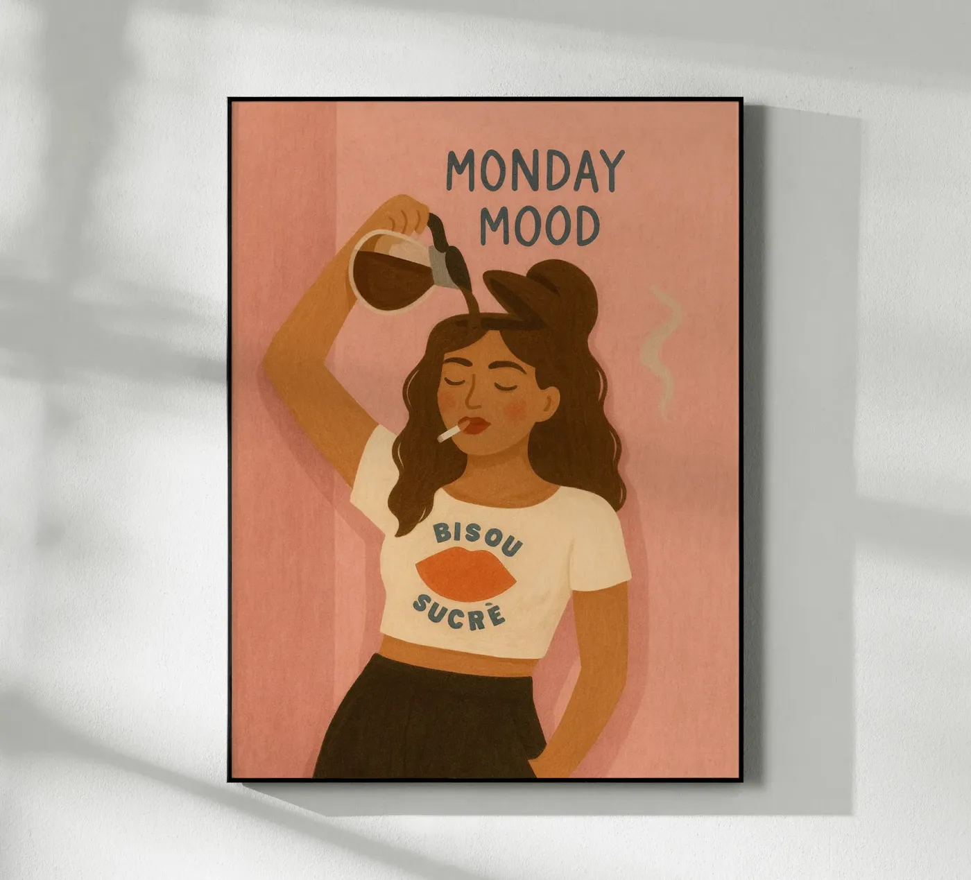 Monday Mood plexiglass da PurePeachStudio