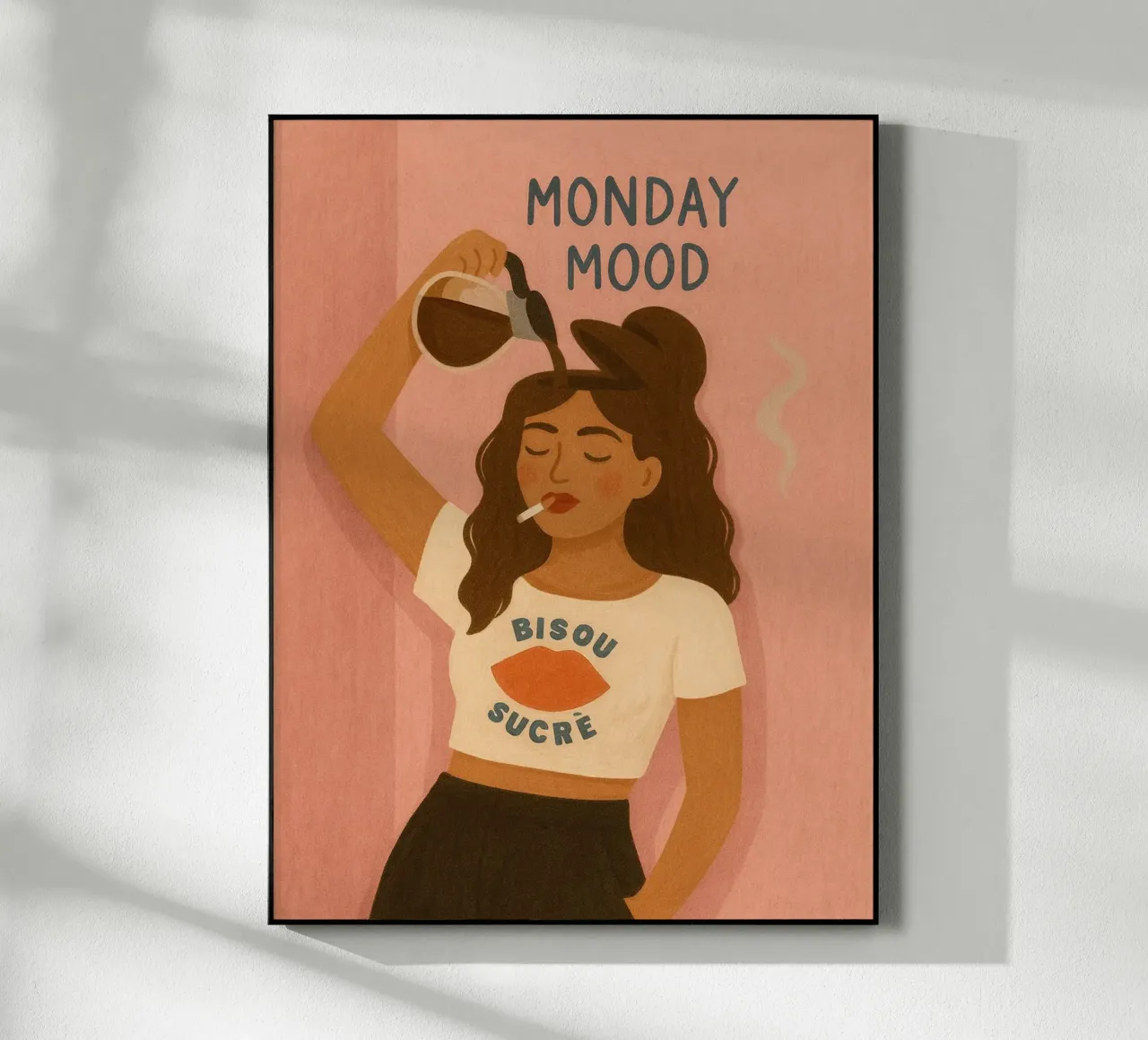 Monday Mood plexiglass da PurePeachStudio