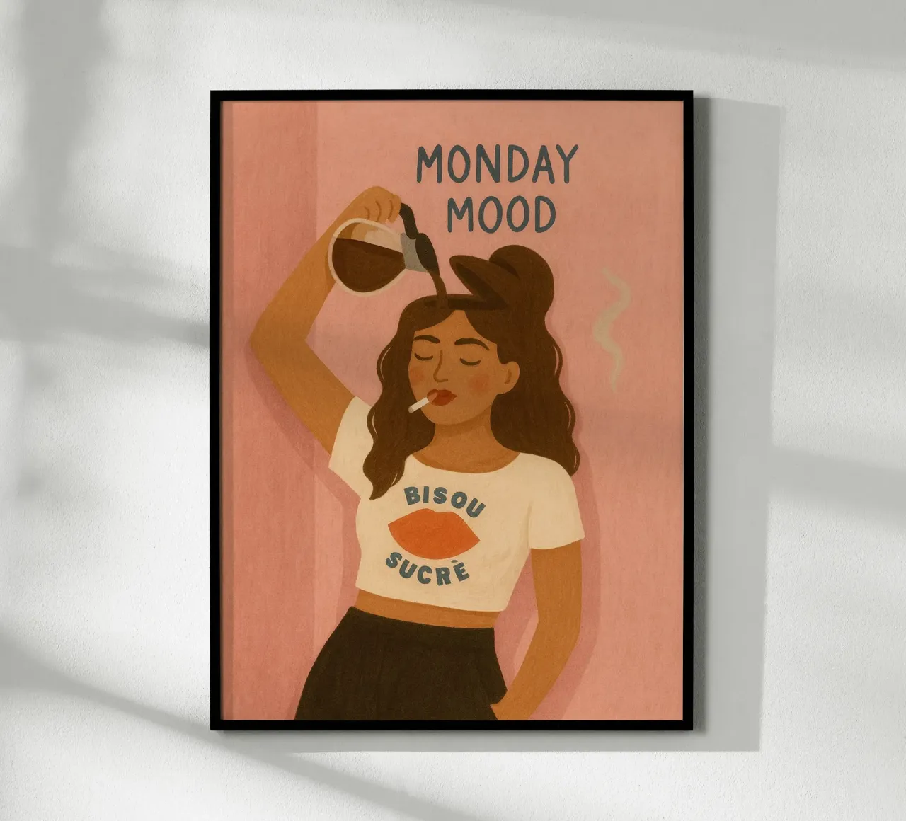 Monday Mood carta hahnemühle da PurePeachStudio
