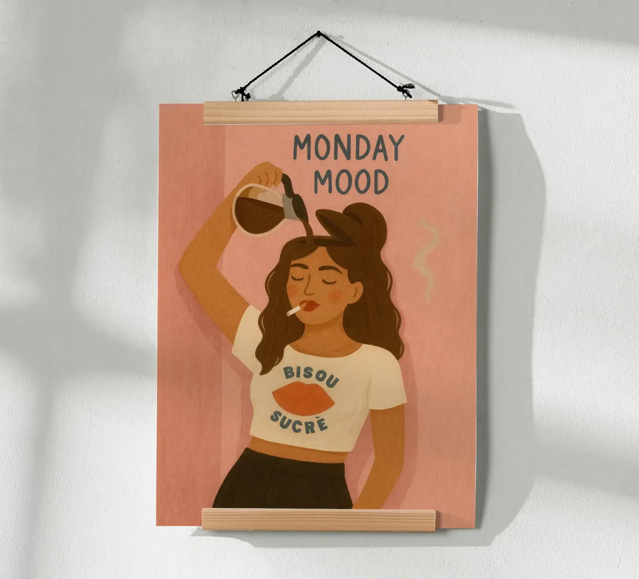 Monday Mood carta hahnemühle da PurePeachStudio