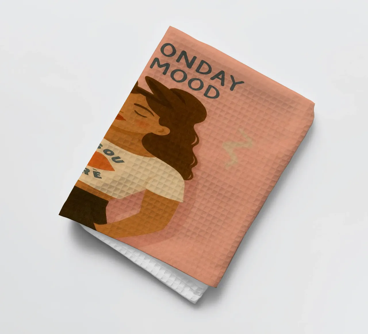 Monday Mood canovaccio da cucina da PurePeachStudio
