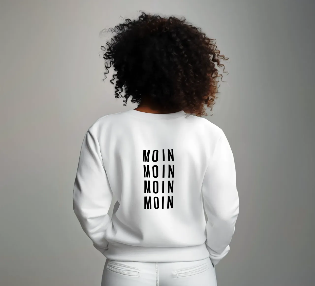 Moin Moin sweatshirt van PurePeachStudio
