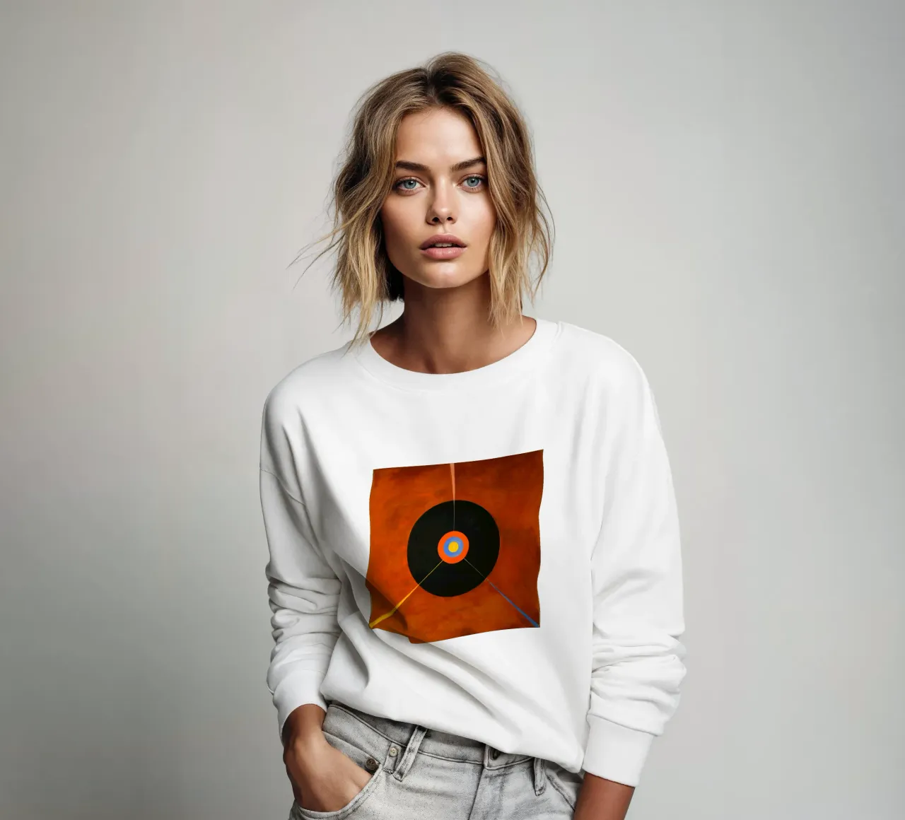 Hilma Af Klint - Il Cigno, n. 18, Gruppo IX:Suw felpa da William Store