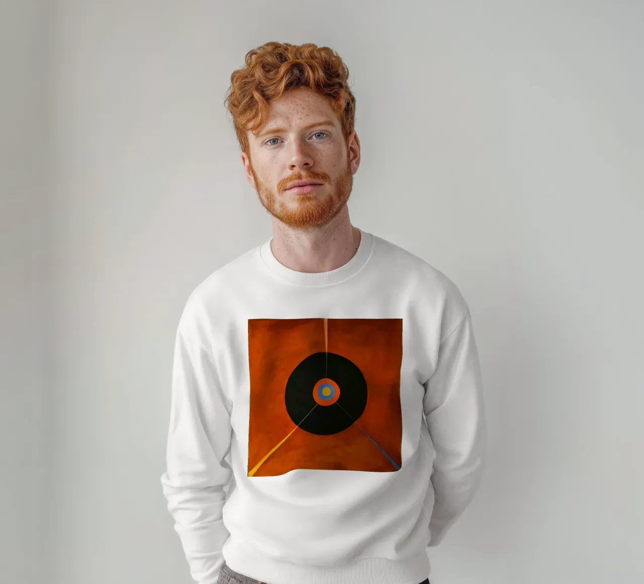 Hilma Af Klint - De Zwaan, nr. 18, groep IX:Suw sweatshirt van William Store
