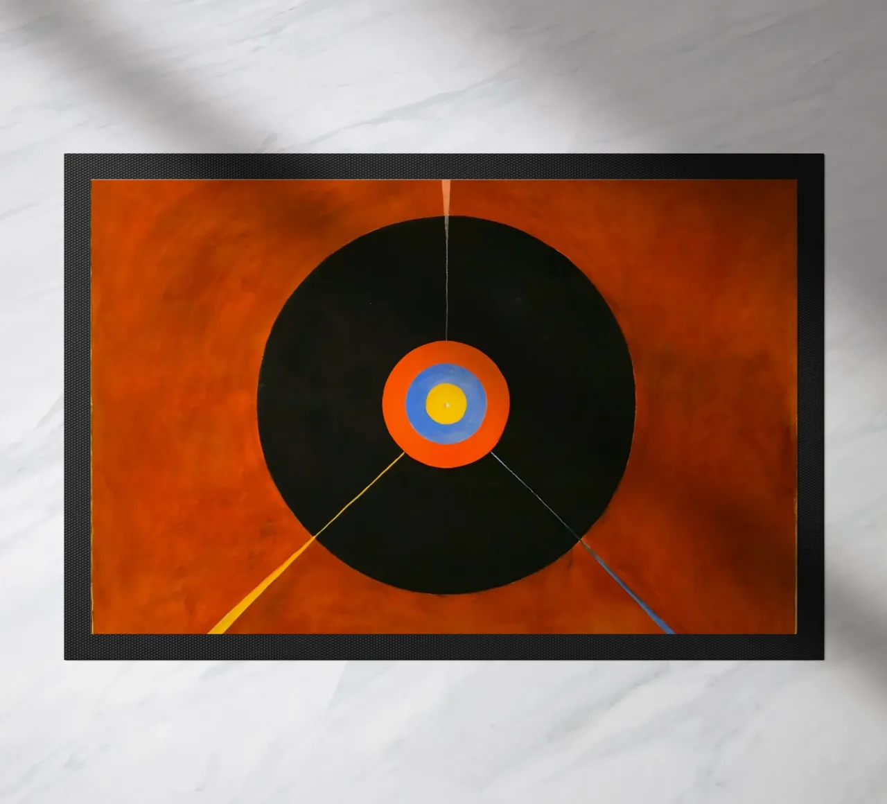 Hilma Af Klint - Le Cygne, n° 18, Groupe IX:Suw paillasson de William Store