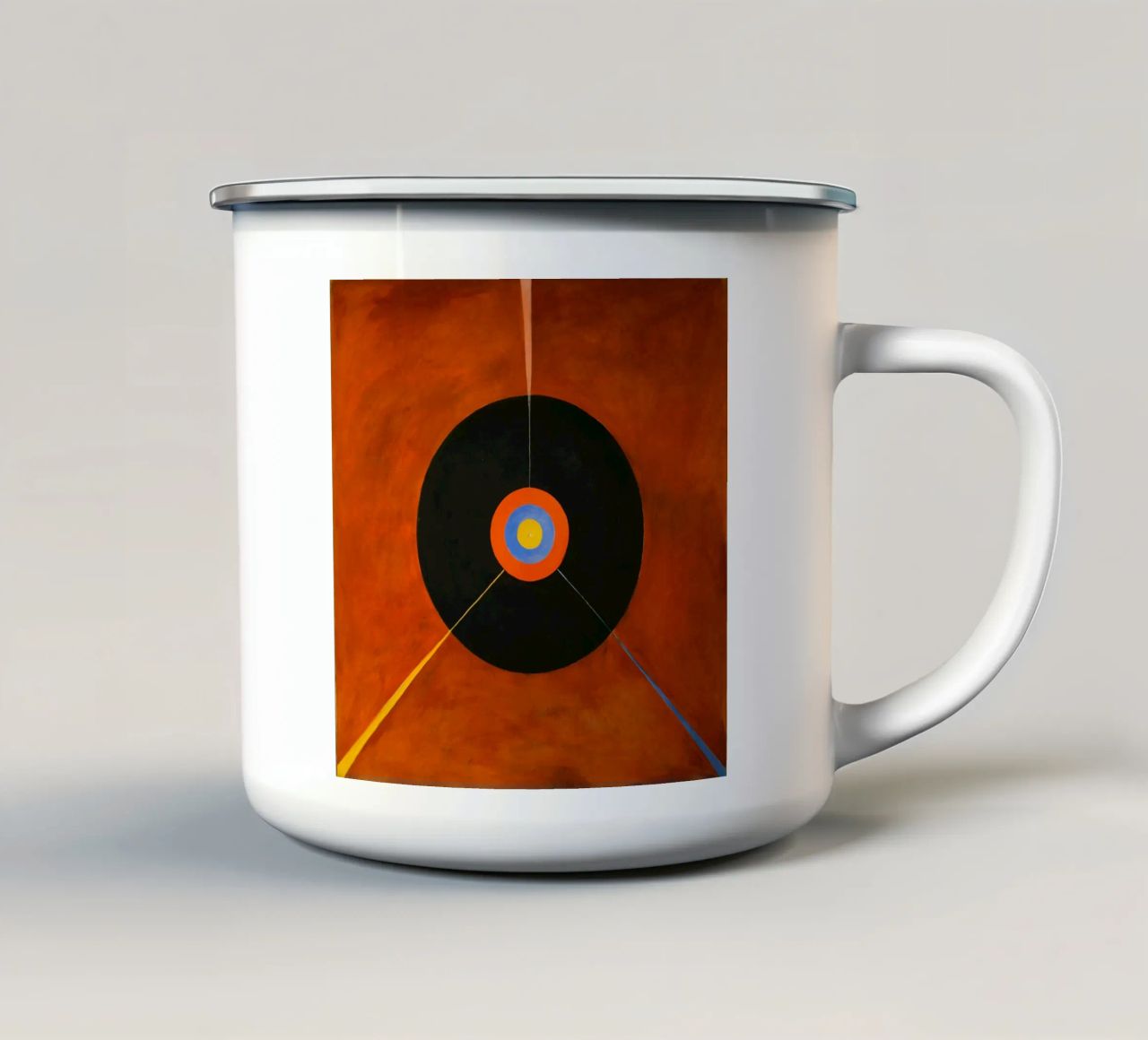 Hilma Af Klint - Il Cigno, n. 18, Gruppo IX:Suw tazza in smalto da William Store