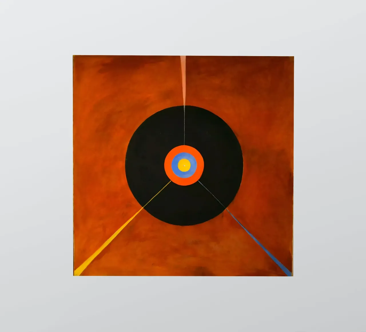 Hilma Af Klint - Le Cygne, n° 18, Groupe IX:Suw autocollant de William Store