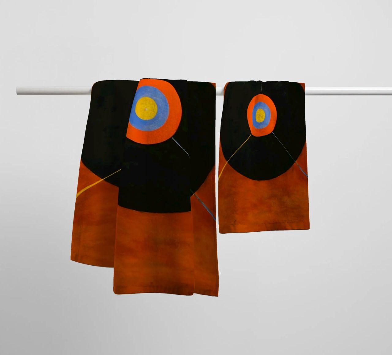 Hilma Af Klint - The Swan, No 18, Group IX:Suw towel by William Store