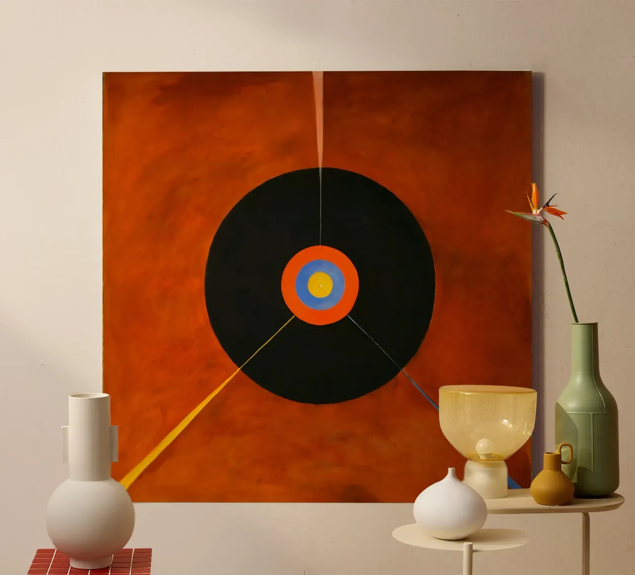 Hilma Af Klint - The Swan, No 18, Group IX:Suw canvas by William Store