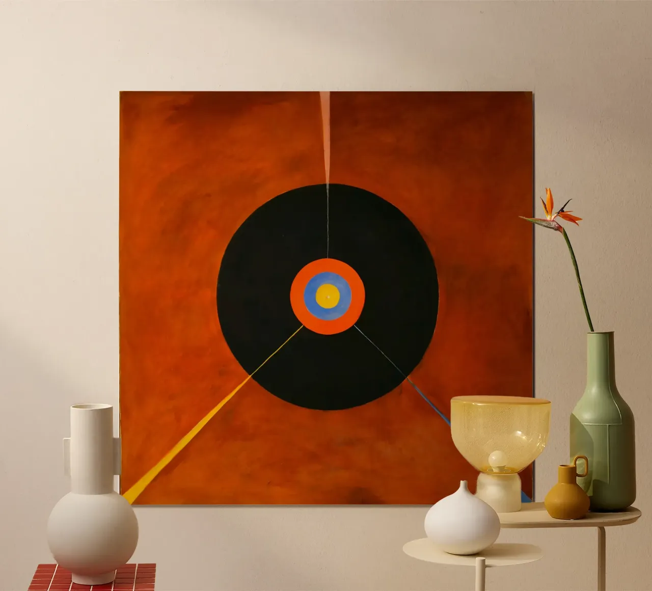 Hilma Af Klint - Le Cygne, n° 18, Groupe IX:Suw hahnemühle de William Store