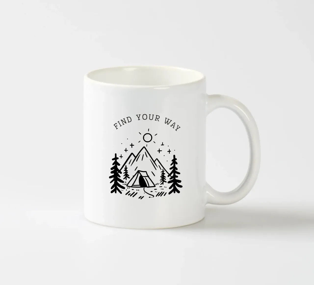 Find Your Way tazza in ceramica da PurePeachStudio
