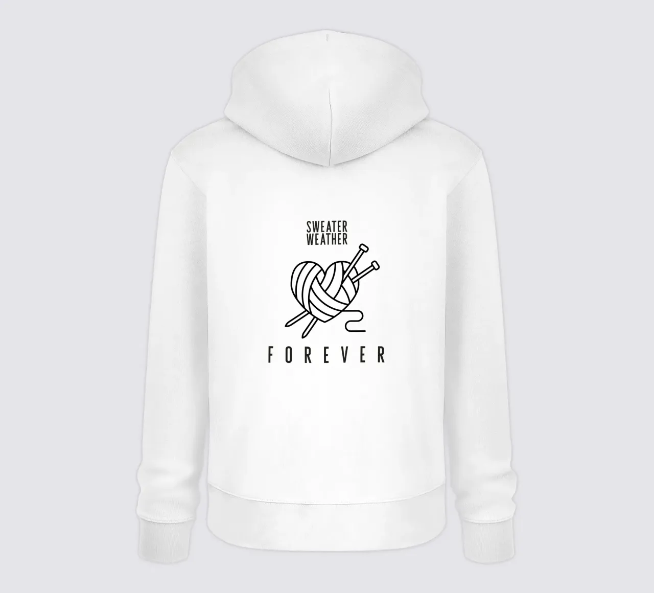 Sweater Weather felpa con cappuccio da PurePeachStudio