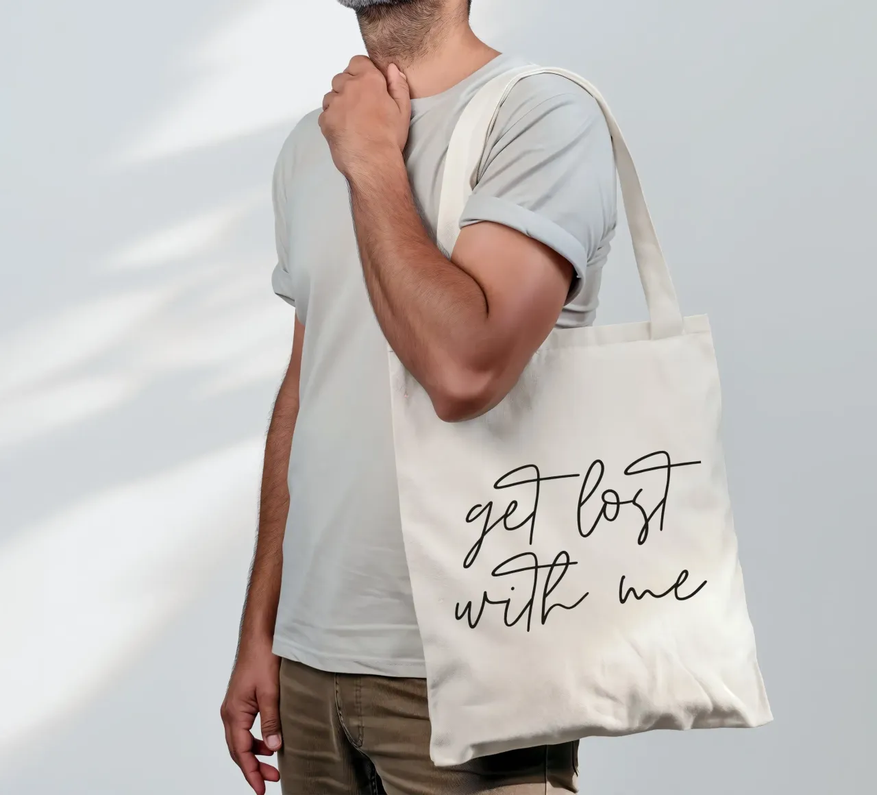 Go Wild borsa in juta da PurePeachStudio