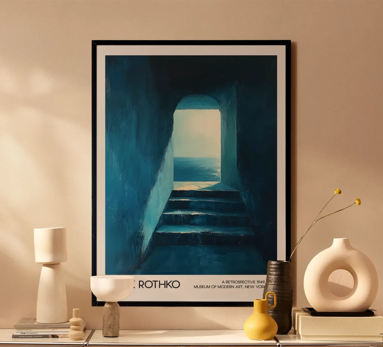 Mark Rothko Coastal View, Abstract Expressionism hahnemühle by Bakara