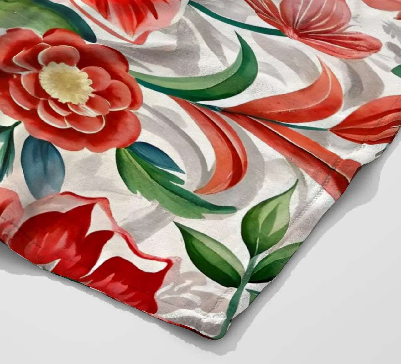 Arazzo floreale coperta in pile da Artistic-shop