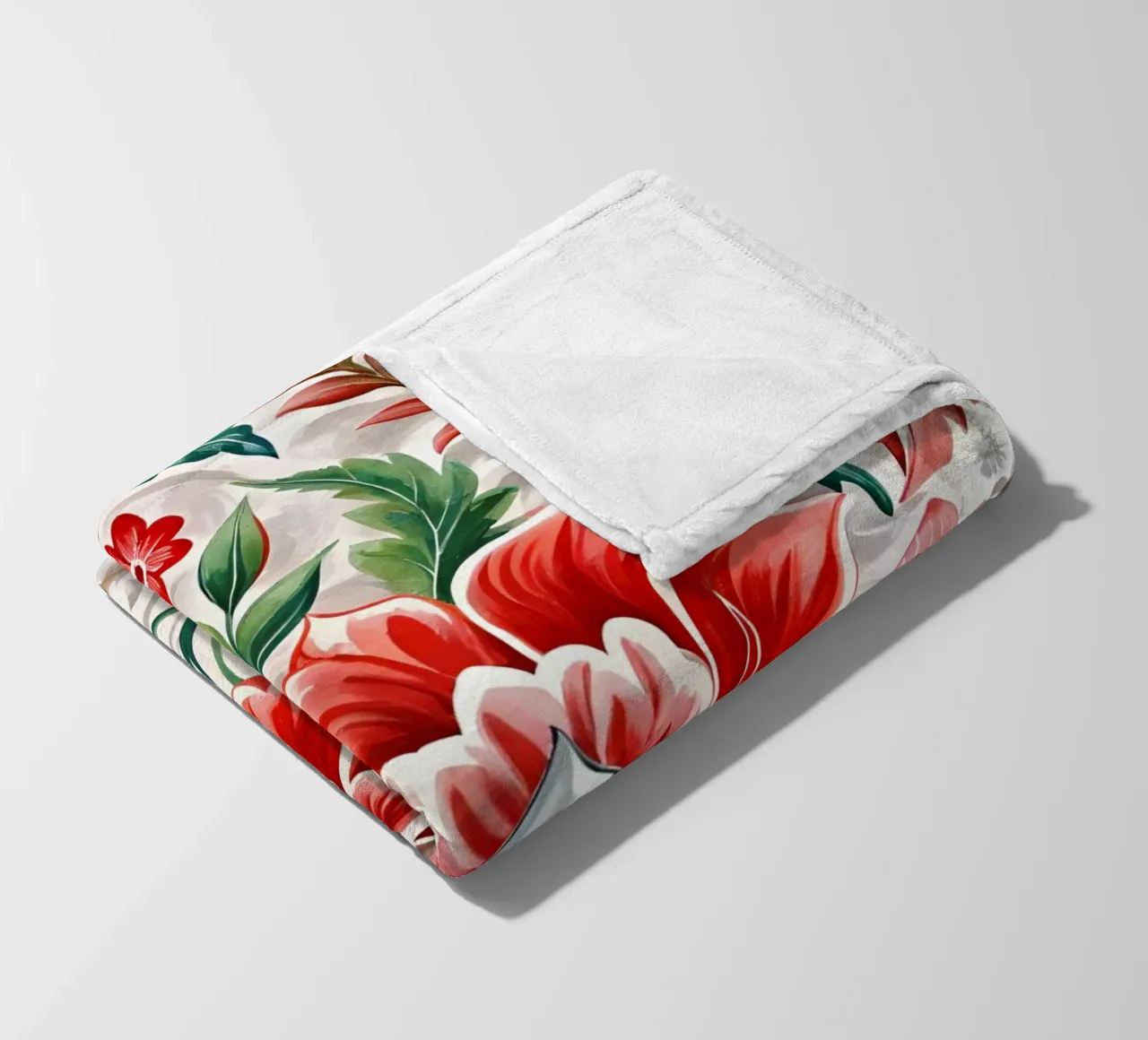 Arazzo floreale coperta in pile da Artistic-shop
