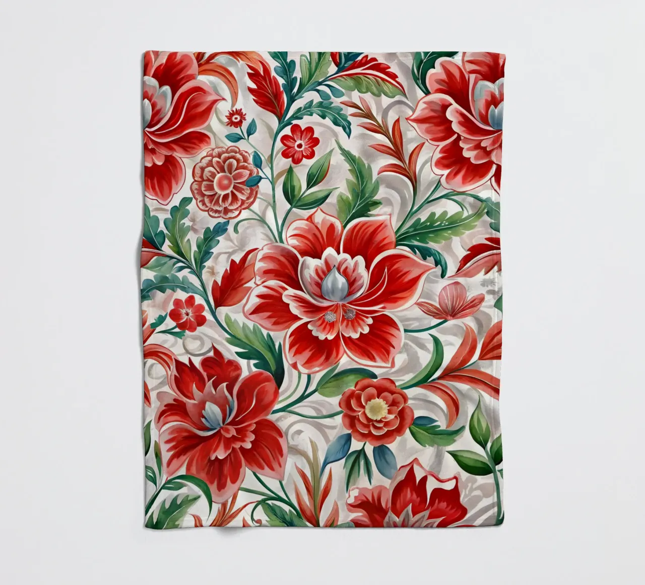 Arazzo floreale coperta in pile da Artistic-shop