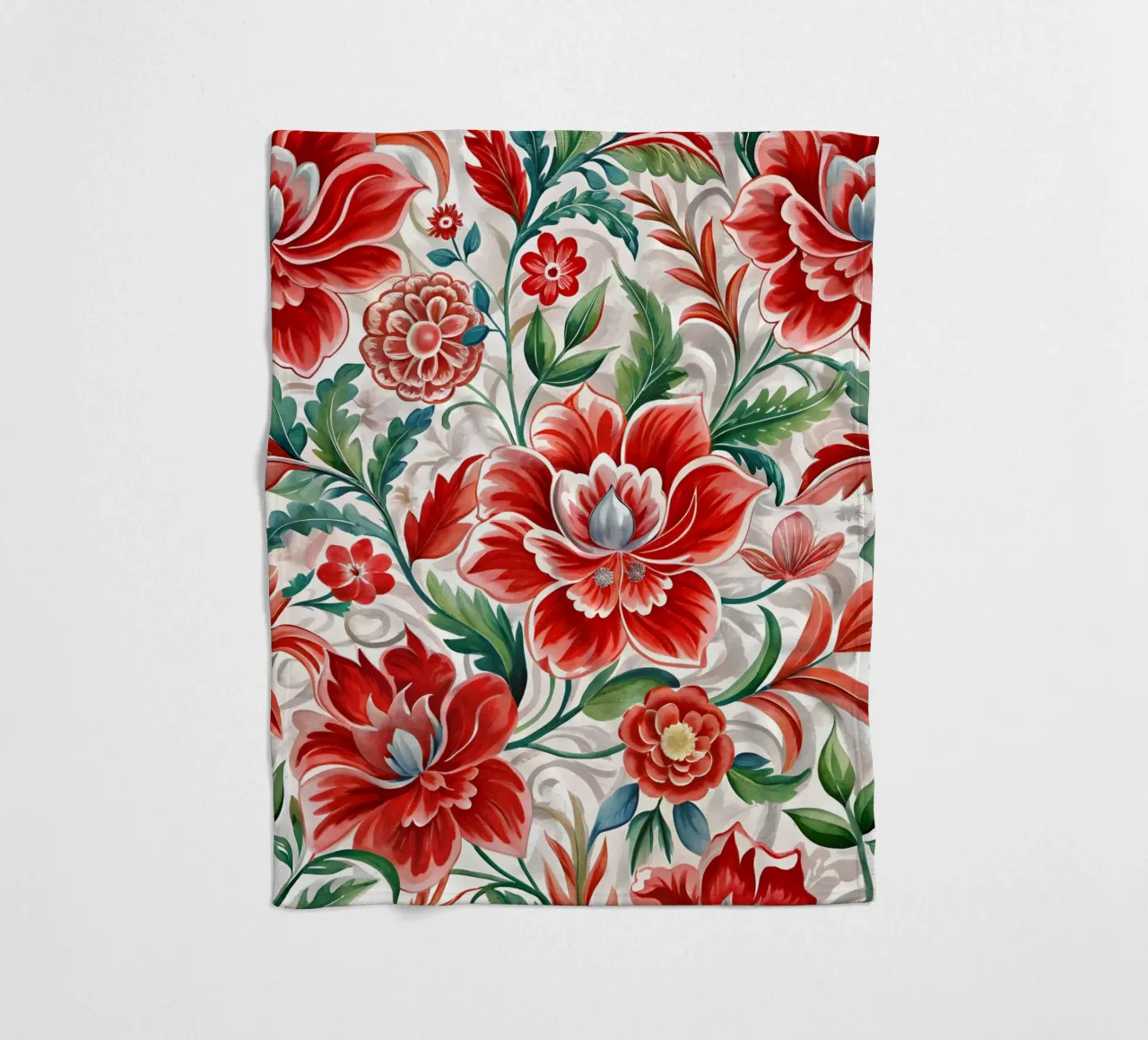 Arazzo floreale coperta in pile da Artistic-shop