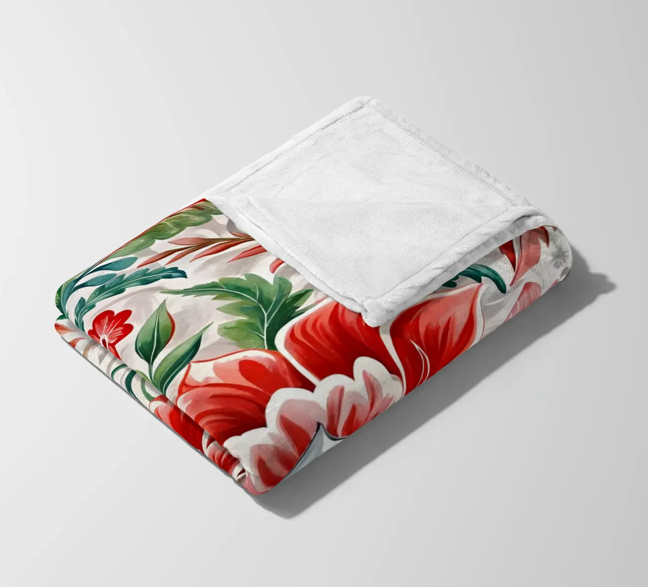 Arazzo floreale coperta in pile da Artistic-shop