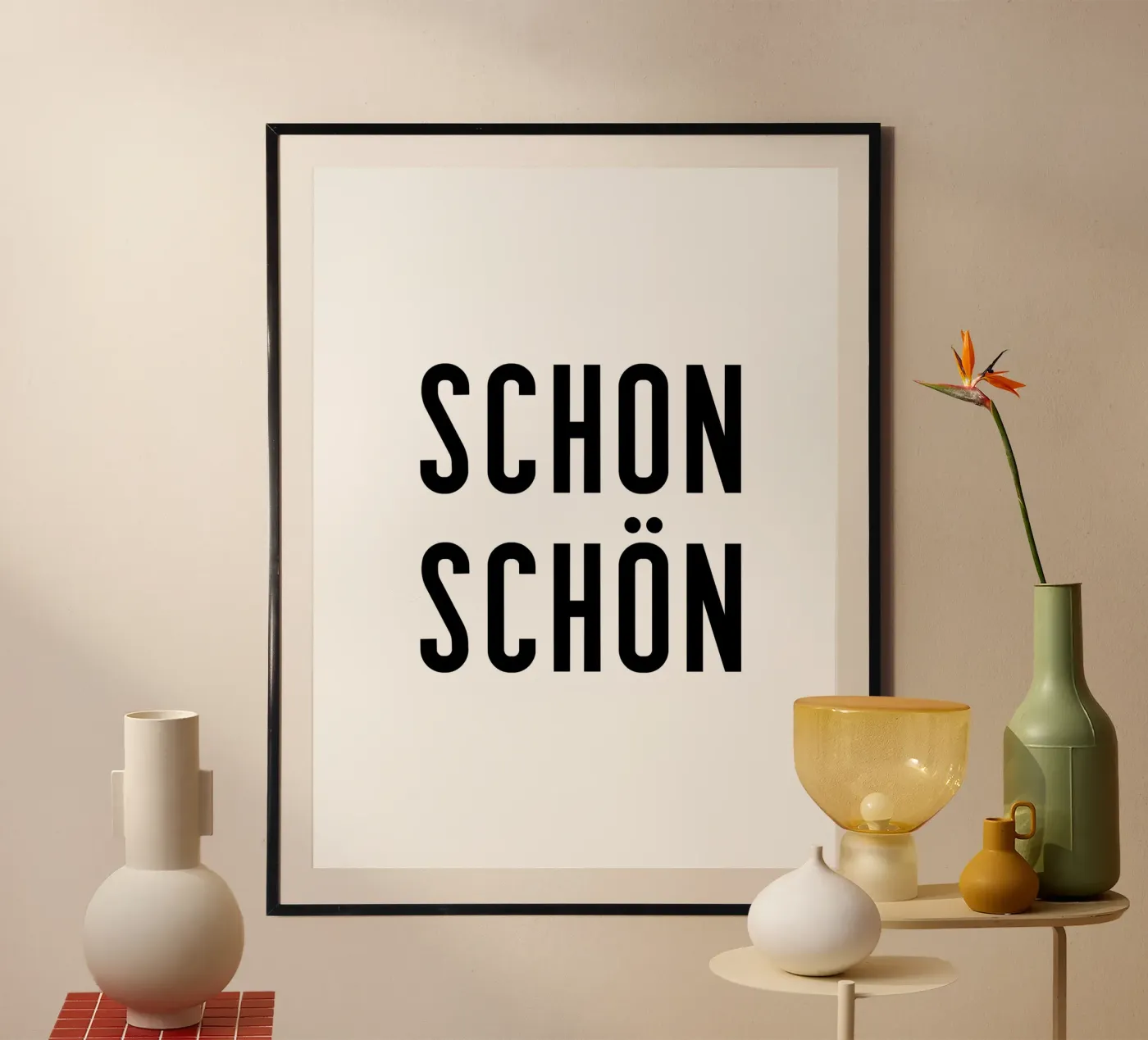 Schön Schön poster da PurePeachStudio