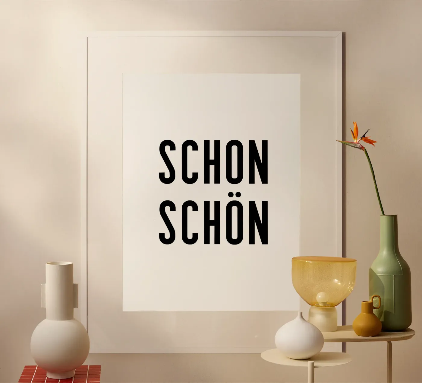 Schön Schön poster da PurePeachStudio