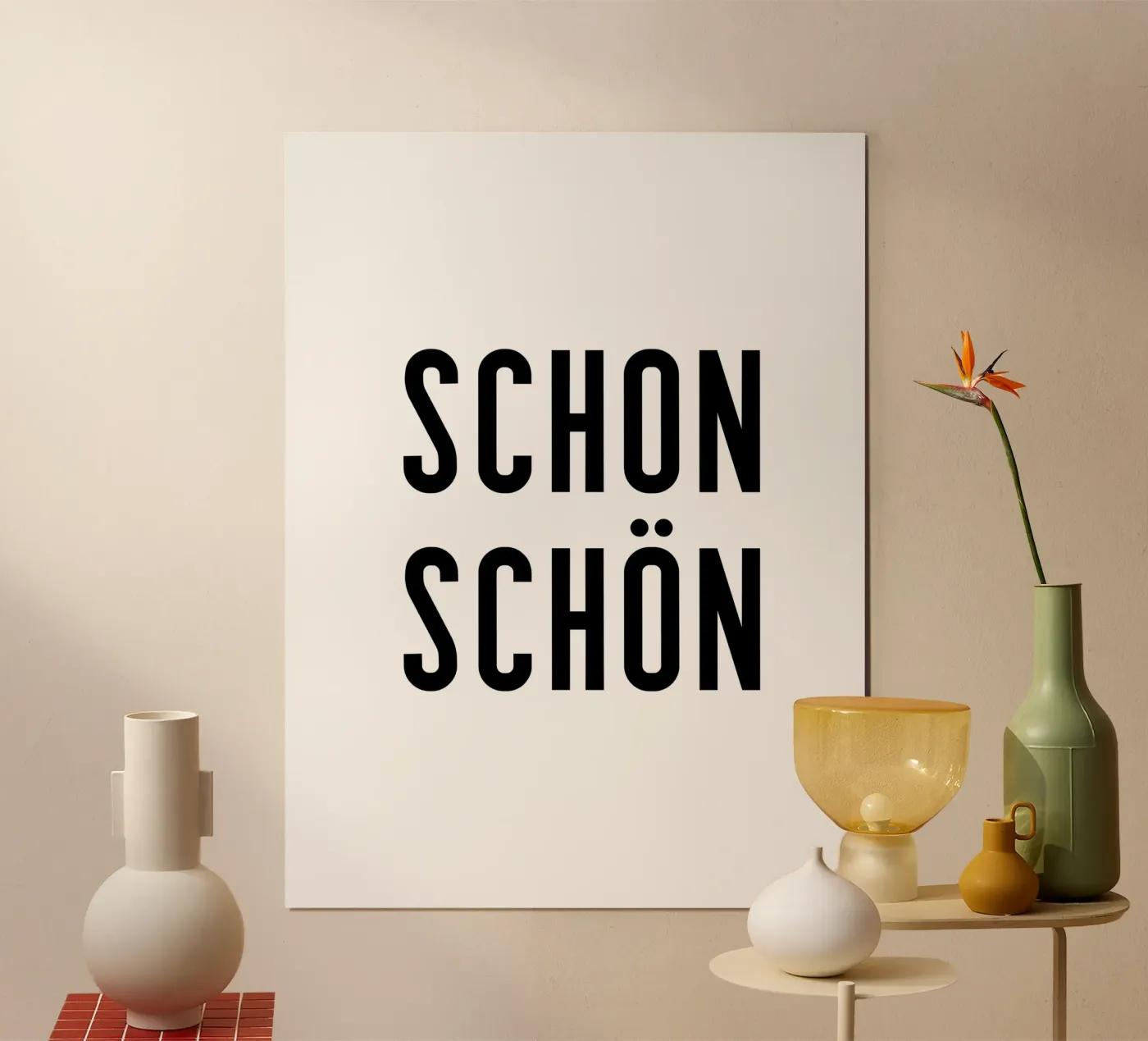 Schön Schön poster da PurePeachStudio
