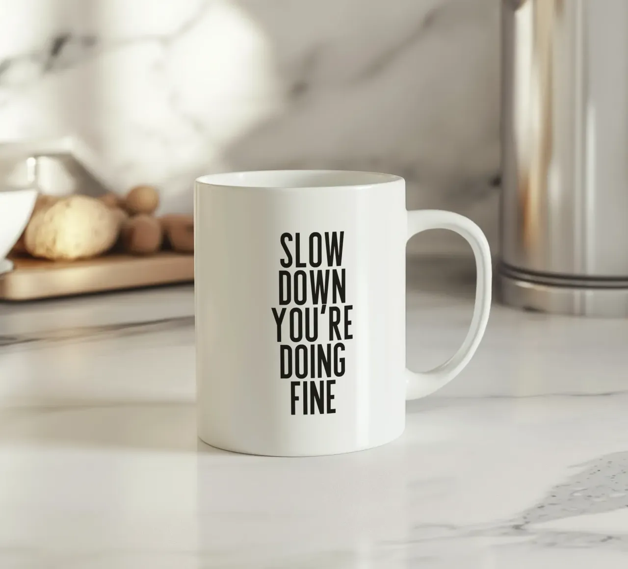 Slow Down tazza in ceramica da PurePeachStudio