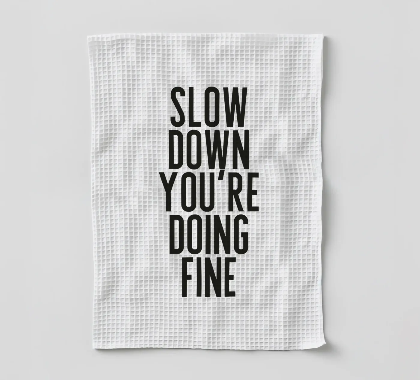 Slow Down Geschirrtuch von PurePeachStudio