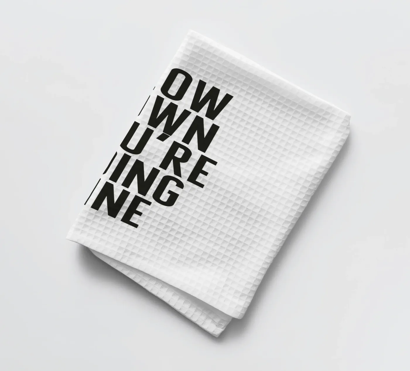 Slow Down Geschirrtuch von PurePeachStudio